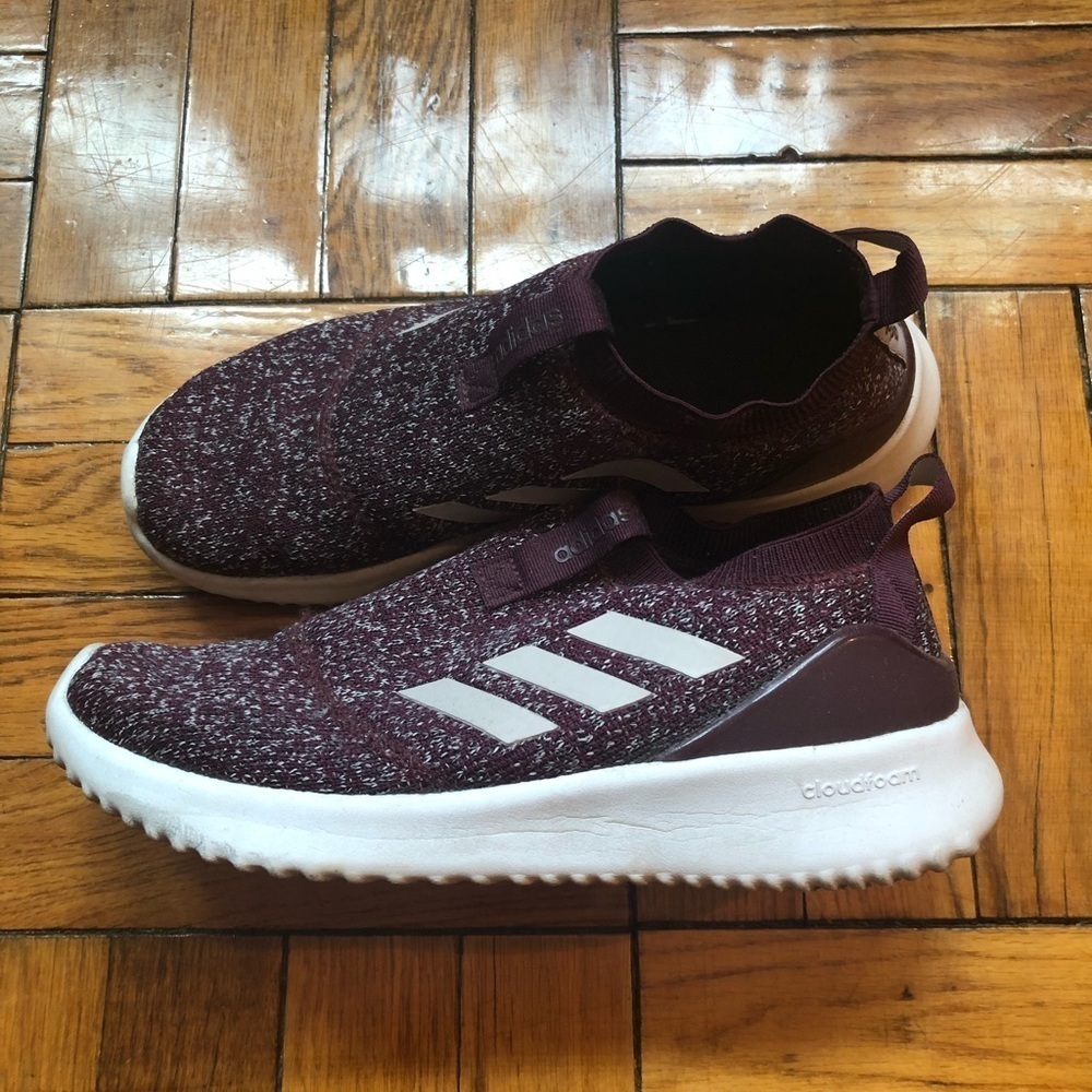 Adidas Burgundy sneakers size 9